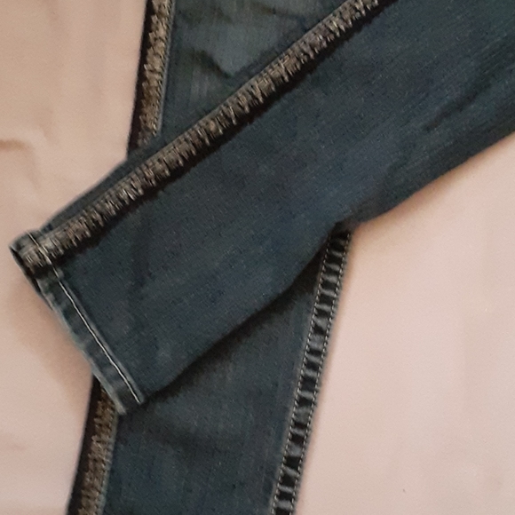 MISS ME  Bi LATERAL BORDER DOWN BOTH LEGS SKINNY JEANS, SIZE 26 - Picture 6 of 13